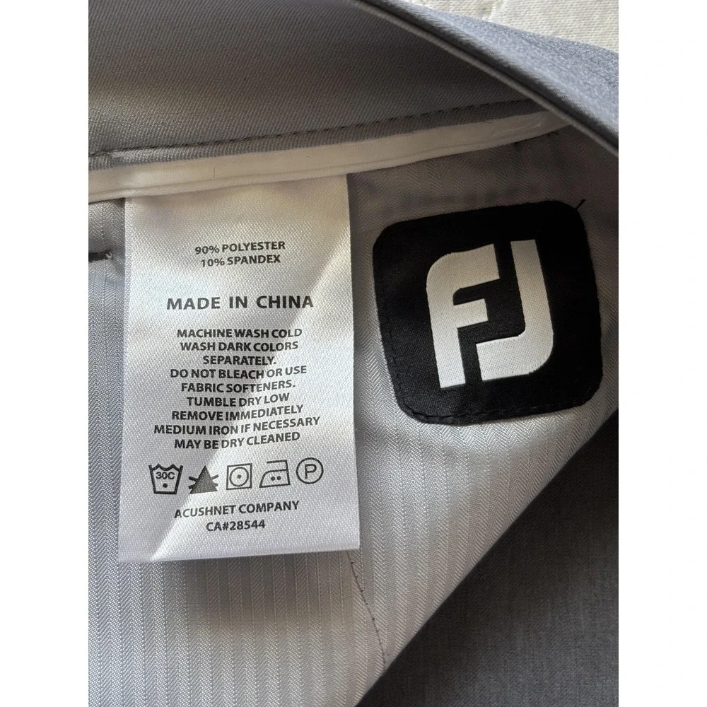 FootJoy Pants Lot Mens‎ 34x34 Gray Stretch Golf Performance Lightweight Pockets